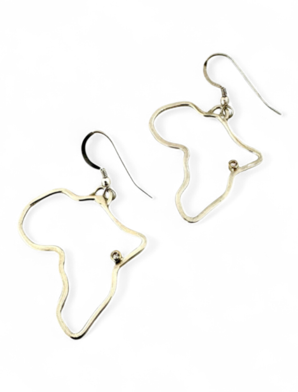 Africa Outline Earrings