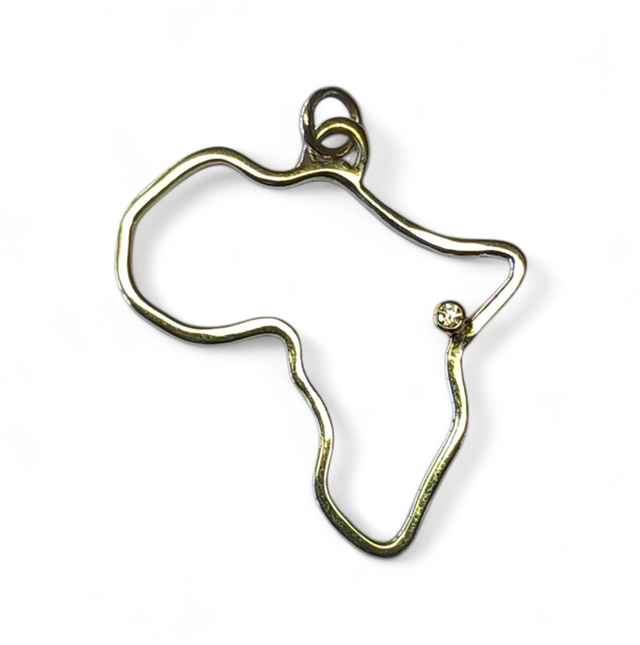 Africa Outline Pendant