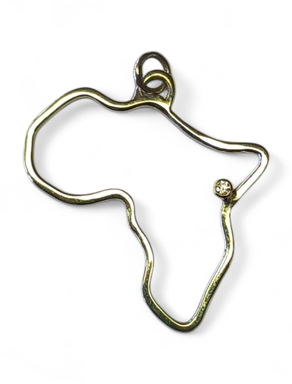 Africa Outline Pendant