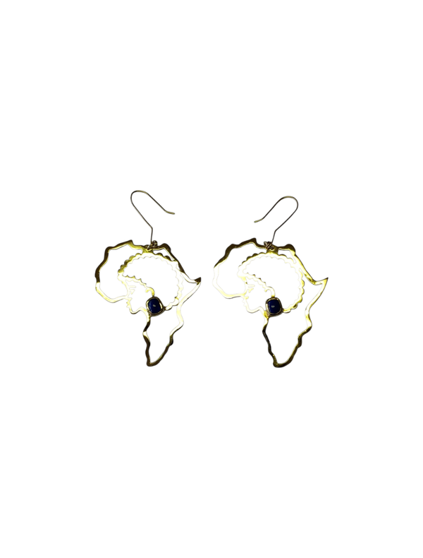 Garnet Africa Earrings