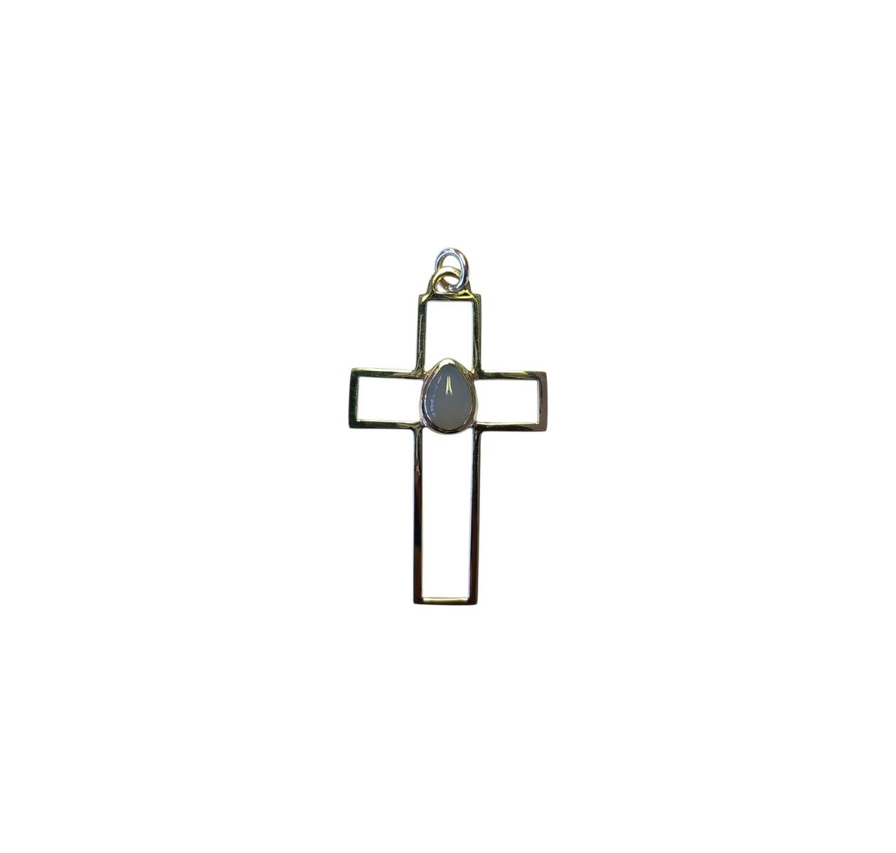Grace Chalcedony Cross Pendant