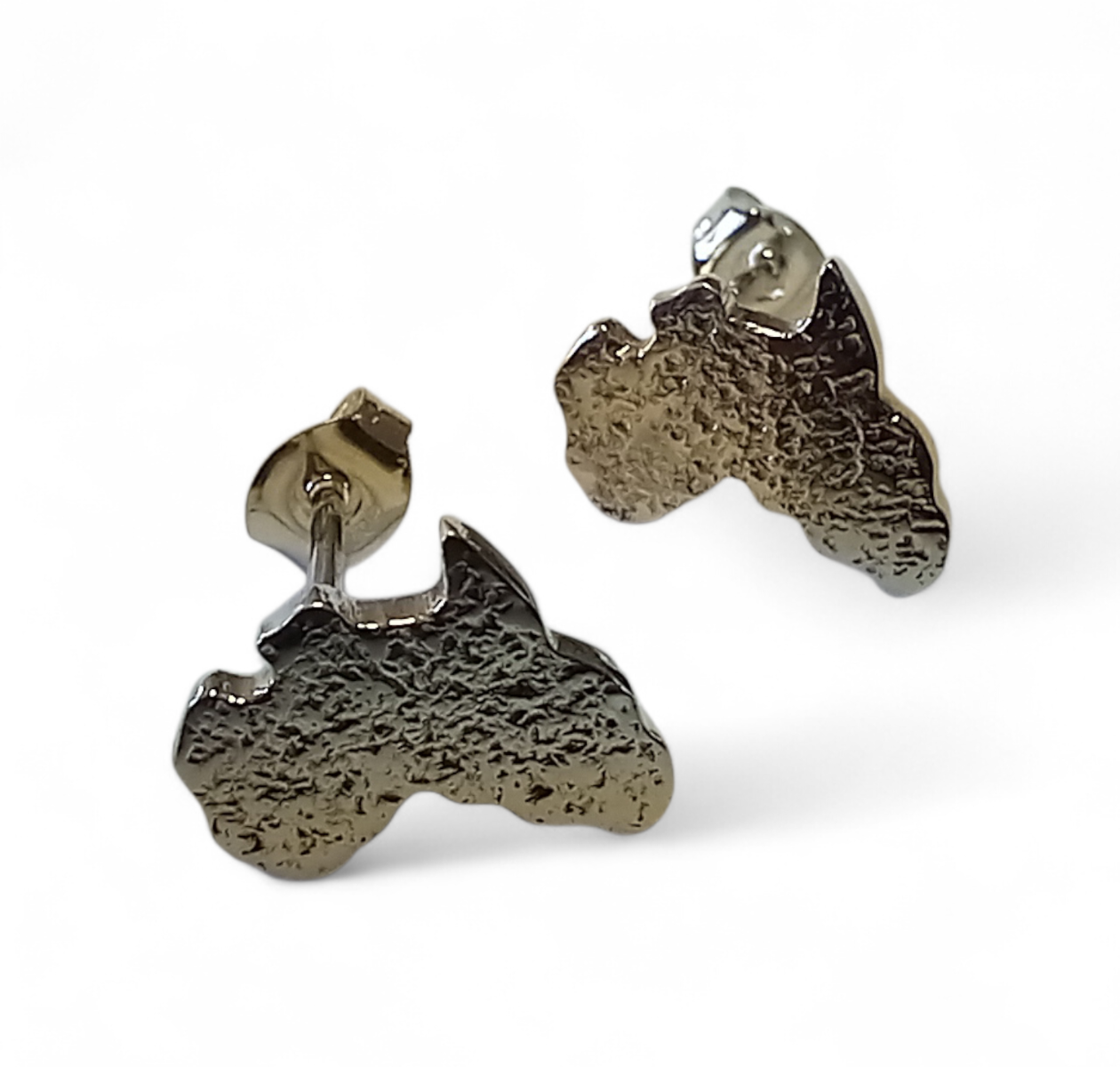 Silver Contour Studs