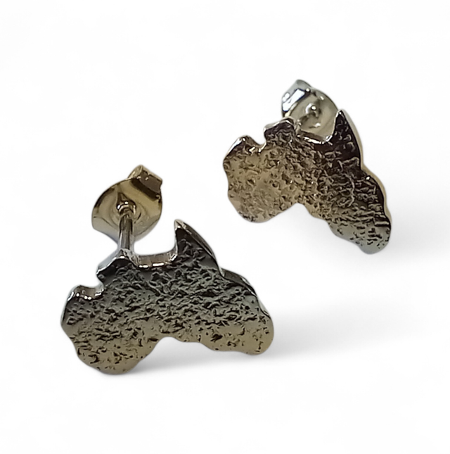 Silver Contour Studs