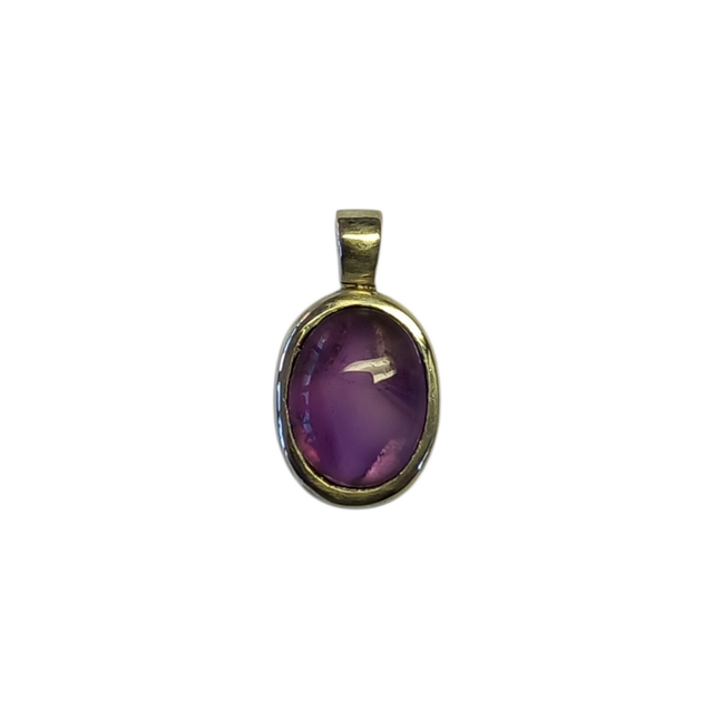 Silver Serenity Amethyst Pendant