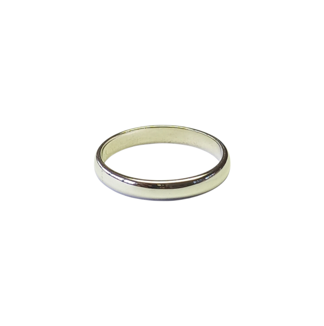 Smooth Love - D Shaped wedding Band