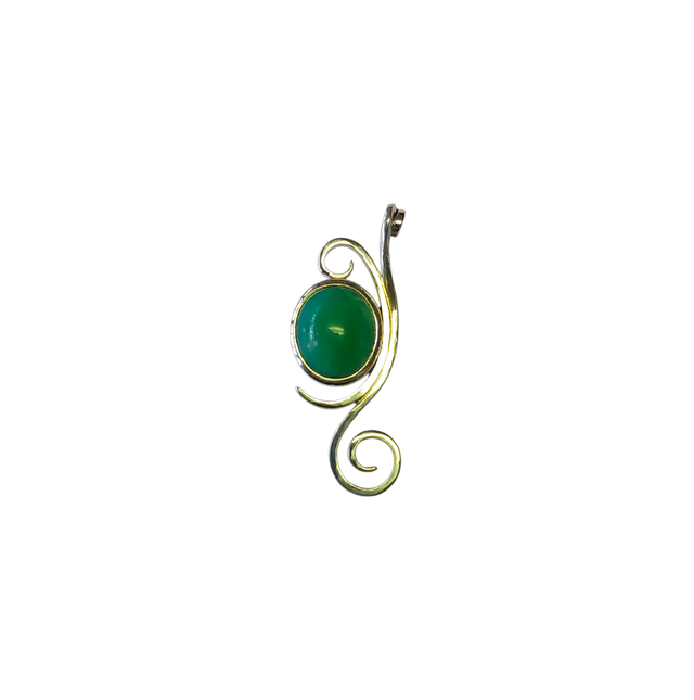 Verdant Curve Pendant
